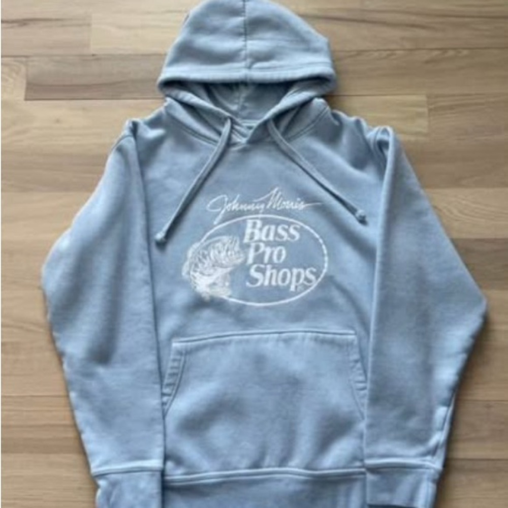 Bass Pro Shops Light Blue Logo Hoodie